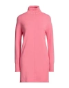 Kaos Woman Mini Dress Pink Size M Acrylic, Polyamide, Mohair Wool, Elastane