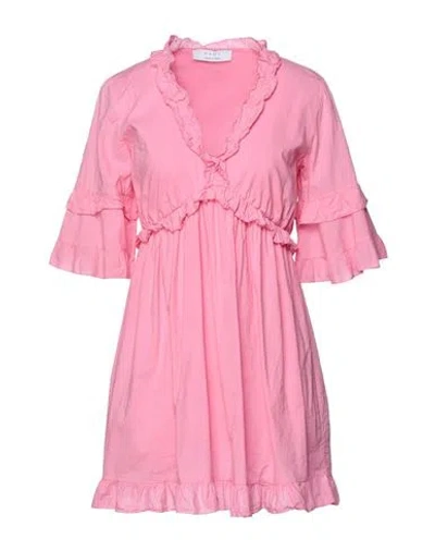 Kaos Woman Mini Dress Pink Size M Cotton