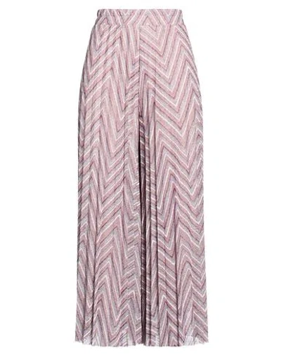 Kaos Woman Pants Antique Rose Size 6 Polyamide, Polyester, Viscose In Pink
