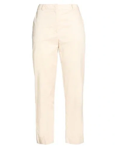 Kaos Woman Pants Beige Size 4 Cotton In White