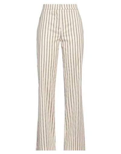 Kaos Woman Pants Beige Size 4 Viscose, Polyester, Polyamide