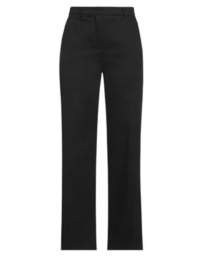 Kaos Woman Pants Black Size 10 Cotton, Elastane