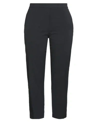 Kaos Woman Pants Black Size 10 Polyester, Viscose, Elastane