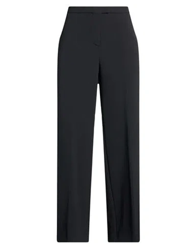 Kaos Woman Pants Black Size 12 Polyester, Elastane