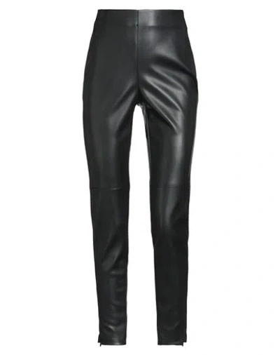 Kaos Woman Pants Black Size 12 Polyester, Polyurethane