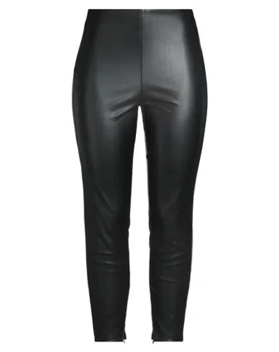 Kaos Woman Pants Black Size 12 Polyester, Polyurethane