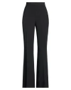 Kaos Woman Pants Black Size 2 Polyester, Elastane
