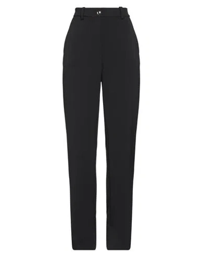 Kaos Woman Pants Black Size 4 Polyester, Elastane