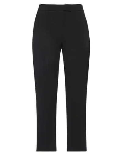 Kaos Woman Pants Black Size 4 Polyester, Elastane