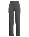 Kaos Woman Pants Black Size 6 Polyester, Cotton, Metallic Polyester, Polyamide, Elastane In Black