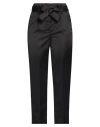 Kaos Woman Pants Black Size 6 Polyester, Elastane In Black