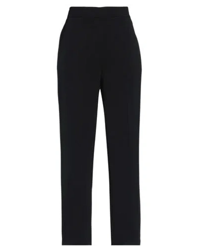 Kaos Woman Pants Black Size 4 Polyester, Elastane