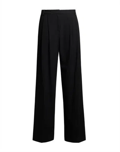 Kaos Woman Pants Black Size 8 Polyester, Viscose, Elastane