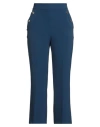 Kaos Woman Pants Blue Size 6 Polyester, Elastane In Blue