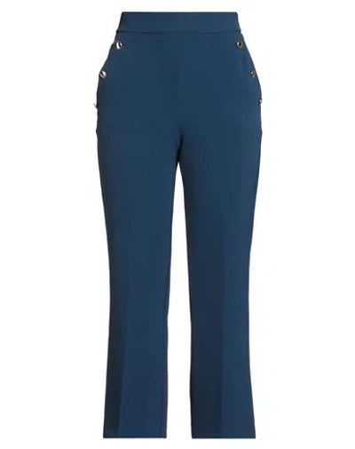 Kaos Woman Pants Blue Size 6 Polyester, Elastane