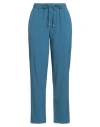 Kaos Woman Pants Blue Size 6 Polyester, Viscose, Elastane