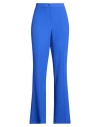 Kaos Woman Pants Bright Blue Size 8 Polyester, Elastane