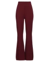 Kaos Woman Pants Burgundy Size M Viscose, Polyester In Red
