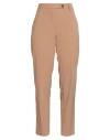 Kaos Woman Pants Camel Size 8 Polyester, Viscose, Elastane