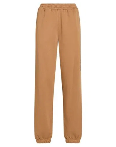Kaos Woman Pants Camel Size S Cotton In Burgundy