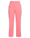 Kaos Woman Pants Coral Size 6 Polyester, Elastane In Red