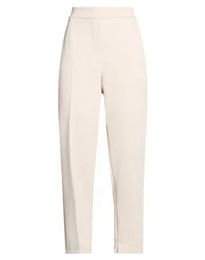 Kaos Woman Pants Cream Size 6 Polyester In White