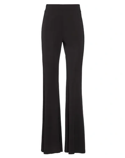 Kaos Woman Pants Dark Brown Size 10 Acetate, Polyamide, Elastane