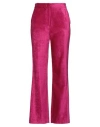 Kaos Woman Pants Fuchsia Size 10 Cotton, Viscose In Pink