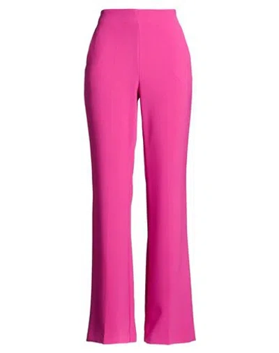 Kaos Woman Pants Fuchsia Size 8 Polyester, Elastane In Pink