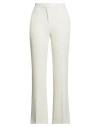 Kaos Woman Pants Ivory Size 12 Polyester, Elastane