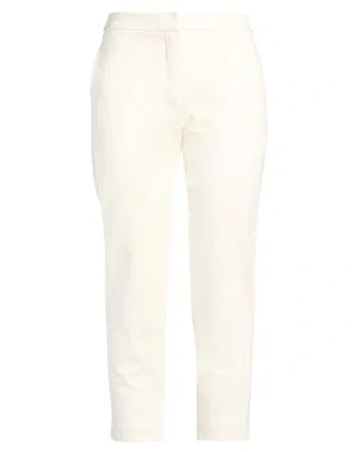 Kaos Woman Pants Ivory Size 6 Viscose, Polyamide, Elastane In Gray