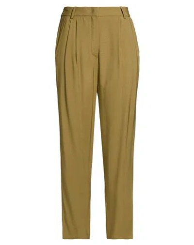 Kaos Woman Pants Khaki Size 10 Viscose, Polyester In Brown