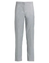 Kaos Woman Pants Light Grey Size 8 Polyester, Viscose, Elastane, Metal In Gray