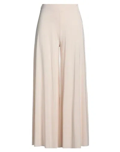 Kaos Woman Pants Light Pink Size 6 Acetate, Polyamide, Elastane