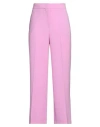 Kaos Woman Pants Light Purple Size 10 Polyester, Elastane