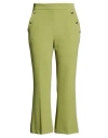 Kaos Woman Pants Lime Green Size 6 Polyester, Elastane