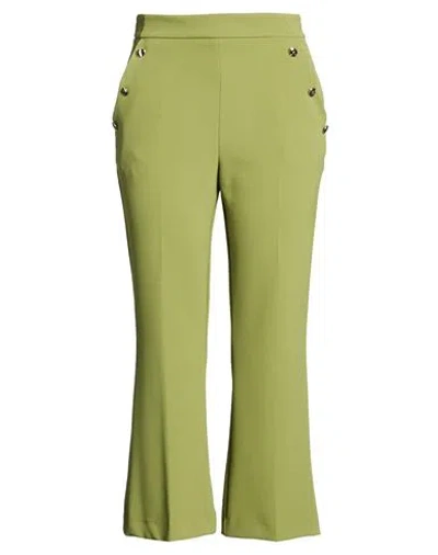 Kaos Woman Pants Lime Green Size 6 Polyester, Elastane