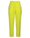 Kaos Woman Pants Lime Green Size 8 Polyester, Elastane In Green