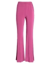 Kaos Woman Pants Magenta Size 10 Acetate, Polyamide, Elastane