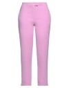 Kaos Woman Pants Mauve Size 8 Polyester, Elastane In Purple