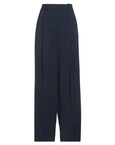 Kaos Woman Pants Midnight Blue Size 10 Polyester, Viscose, Elastane