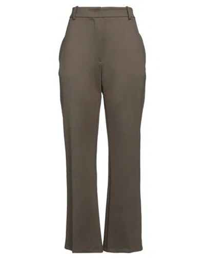 Kaos Woman Pants Military Green Size 10 Viscose, Polyamide, Elastane