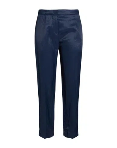 Kaos Woman Pants Navy Size 2 Viscose, Linen