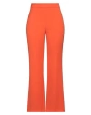 Kaos Woman Pants Orange Size 10 Polyester, Elastane