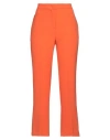 Kaos Woman Pants Orange Size 8 Polyester, Elastane
