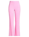 Kaos Woman Pants Pink Size 12 Polyester, Elastane