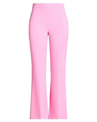 Kaos Woman Pants Pink Size 12 Polyester, Elastane