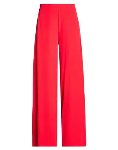 Kaos Woman Pants Red Size 2 Polyester, Elastane