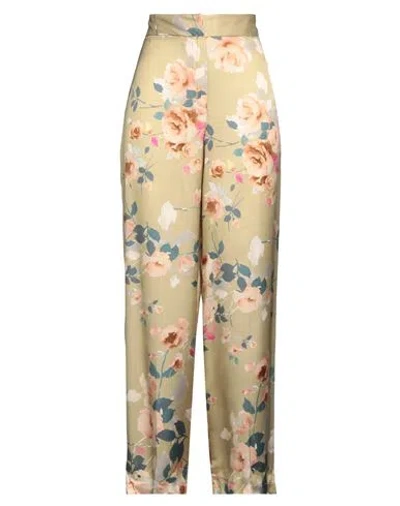 Kaos Woman Pants Sage Green Size 6 Viscose