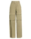 Kaos Woman Pants Sage Green Size Xs Cotton, Elastane In Green